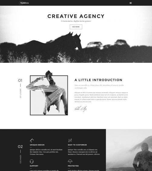 creative agency html template