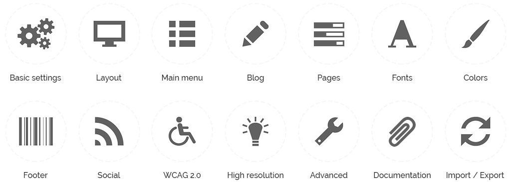 WordPress theme options